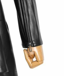 Laidtex Beautiful Black Vinyl Jacket Latex Clothing