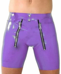 Latexfun Fun Men's Rubber Shorts Latex Clothing