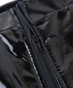 Laidtex High Waisted Zipped Vinyl Pants Latex Clothing