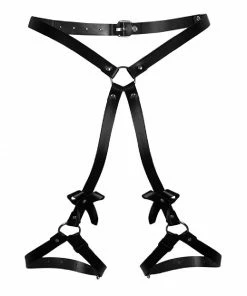 Laidtex PU Leather Thigh Restraints
