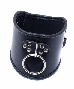 Laidtex Collars And Cuffs Black PU Leather Posture Collar 13 Laidtex Collars And Cuffs Black PU Leather Posture Collar