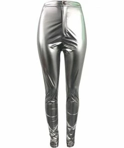 Laidtex Colorful Women's Vinyl Pants Latex Clothing