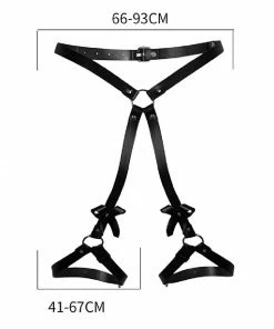 Laidtex PU Leather Thigh Restraints 22 Laidtex PU Leather Thigh Restraints