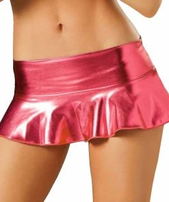 Laidtex Micro Mini Black PVC Skirt