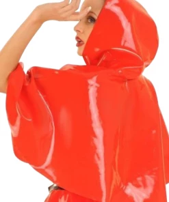 Latexfun Racy Red Latex Cape 10 Latexfun Racy Red Latex Cape