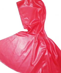 Latexfun Racy Red Latex Cape 12 Latexfun Racy Red Latex Cape