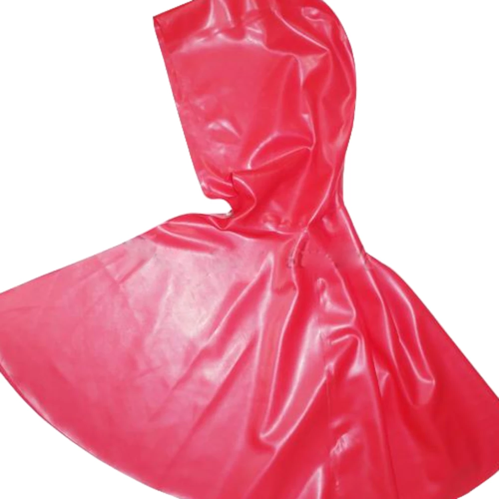 Latexfun Racy Red Latex Cape 7 Latexfun Racy Red Latex Cape