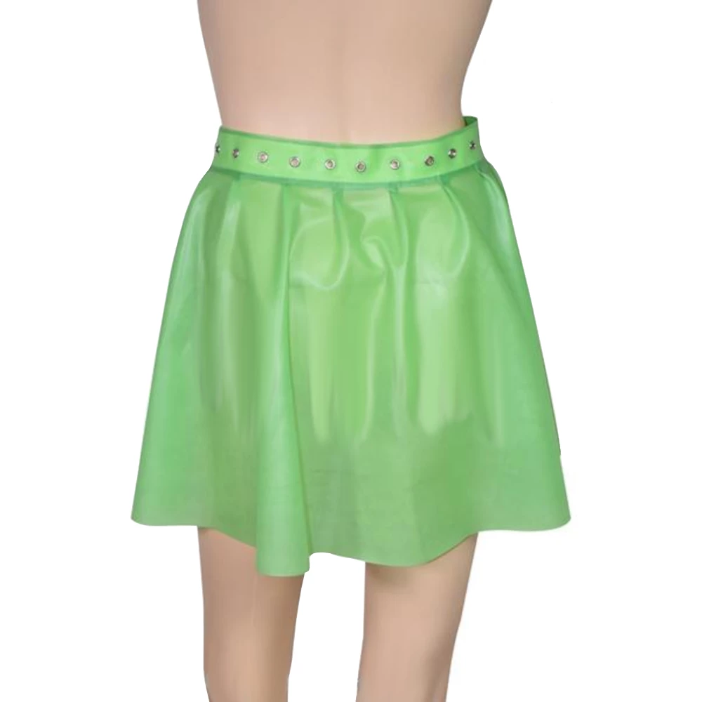 Latexfun Latex Clothing Open Latex Skater Skirt 5 Latexfun Latex Clothing Open Latex Skater Skirt