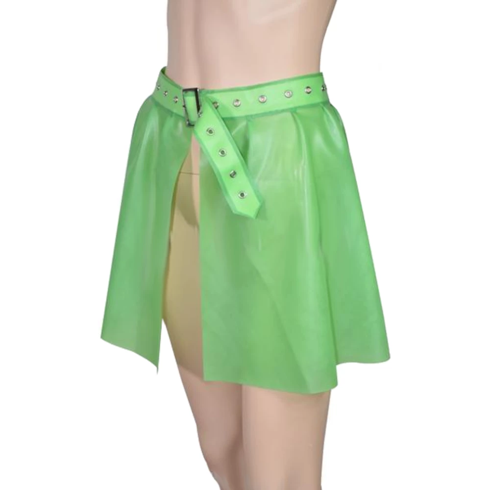 Latexfun Latex Clothing Open Latex Skater Skirt 7 Latexfun Latex Clothing Open Latex Skater Skirt