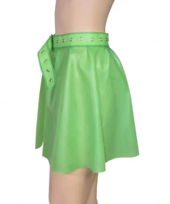 Latexfun Latex Clothing Open Latex Skater Skirt 11 Latexfun Latex Clothing Open Latex Skater Skirt