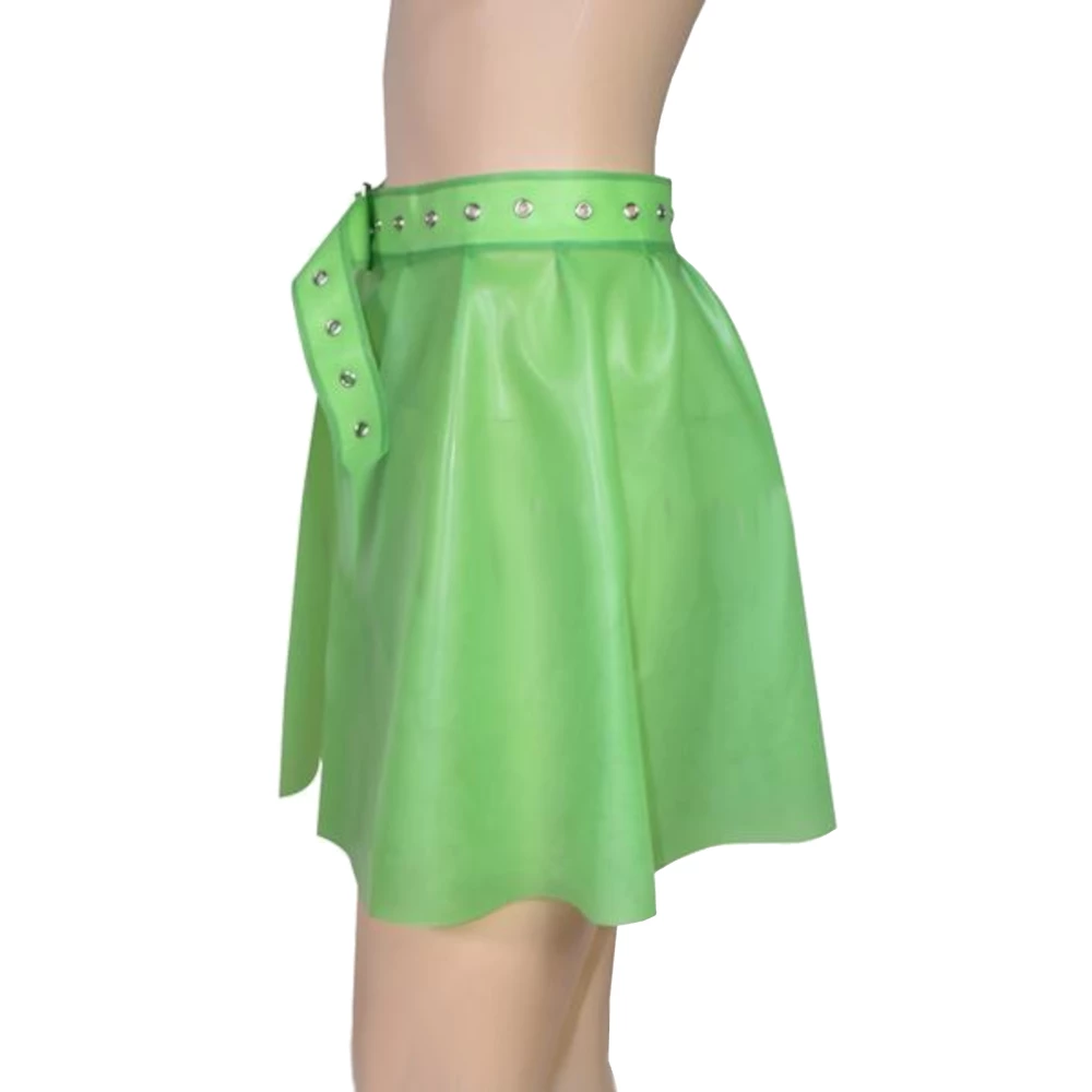 Latexfun Latex Clothing Open Latex Skater Skirt 6 Latexfun Latex Clothing Open Latex Skater Skirt