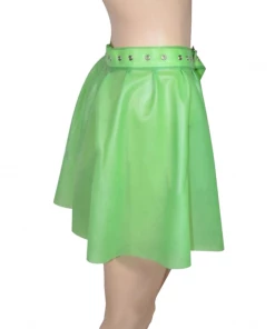 Latexfun Latex Clothing Open Latex Skater Skirt 13 Latexfun Latex Clothing Open Latex Skater Skirt