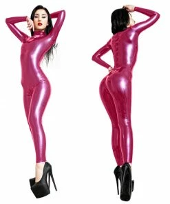 Laidtex Latex Clothing Zippered Latex Sex Suit