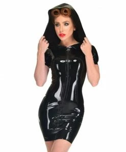 Laidtex Latex Clothing Gorgeous Hooded Vinyl Outfit