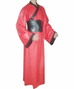 Laidtex Exotic Shiny Latex Kimono Latex Clothing