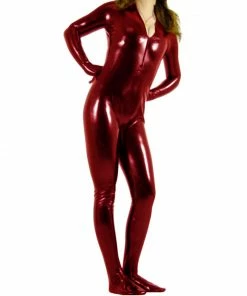 Laidtex Latex Clothing Shiny Front Zipped Catsuit 12 Laidtex Latex Clothing Shiny Front Zipped Catsuit